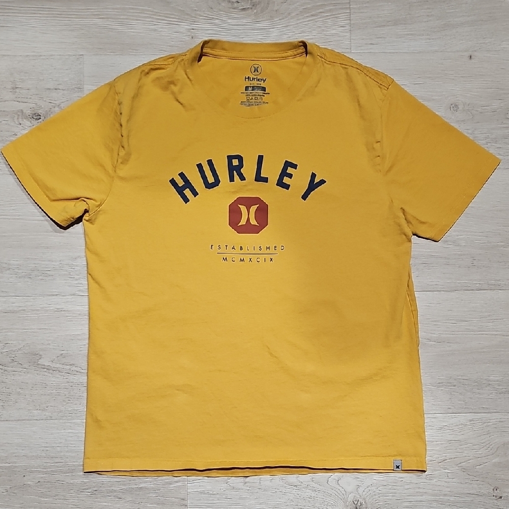 Hurley Men's Mustard Short Sleeve Tee